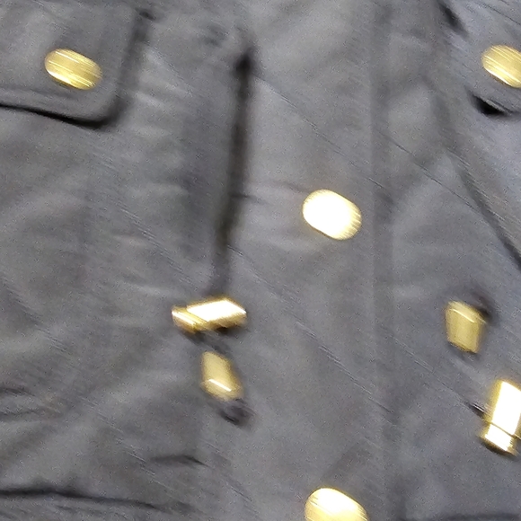 Adrienne Vittadini Navy Blue Quilted Puffed Fur Lined Vest Size Medium - Picture 9 of 16